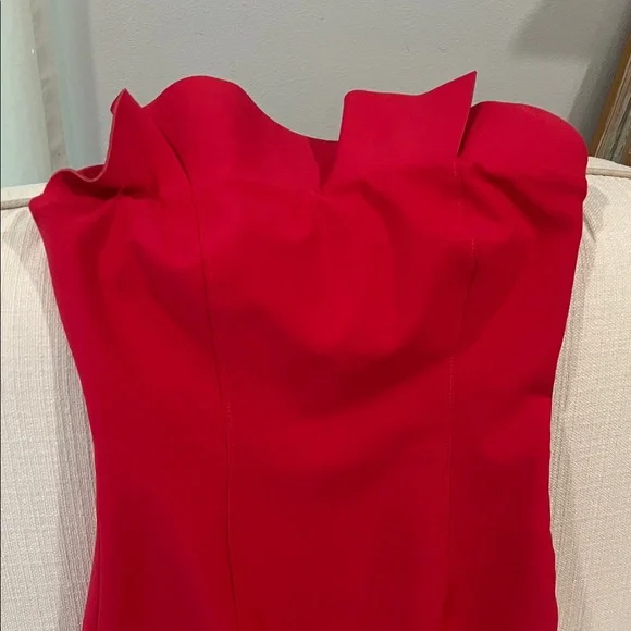 cinq a sept Hot Pink Strapless Bodycon Mini Dress - Picture 4 of 16